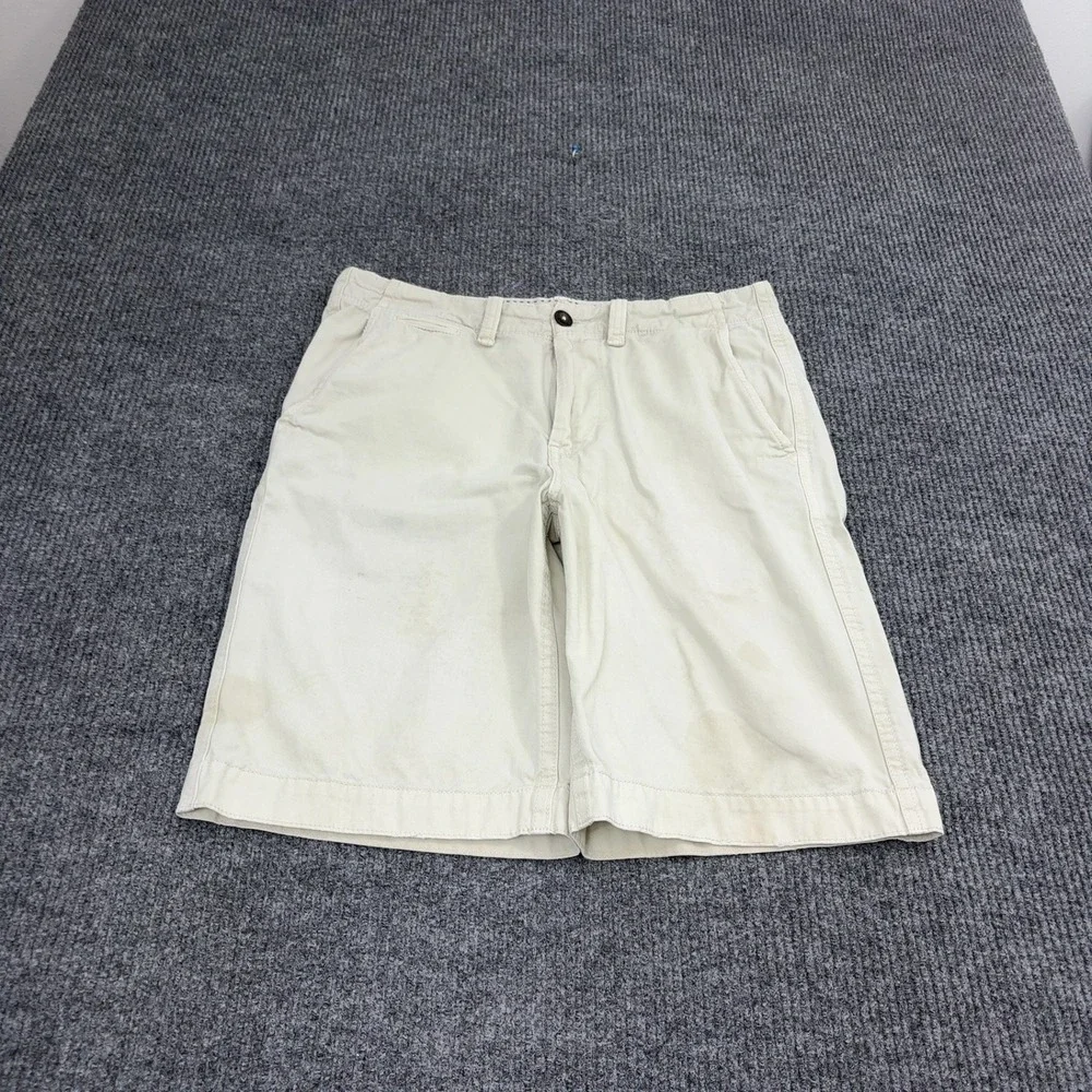 American Eagle Outfitters Shorts Mens 32 Khaki Cotton Longer Length Classic